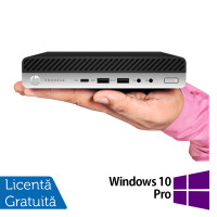 PC Refurbished HP ProDesk 800 G4 Mini PC, Intel Core i5-8500 3.00 - 4.10GHz, 16GB DDR4, 480GB SSD + Windows 10 Pro