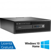 Calculator Refurbished HP EliteDesk 705 G3 SFF, AMD Ryzen 5 PRO 1500 3.50GHz, 8GB DDR4, 480GB SSD, AMD Radeon R7 430 2GB GDDR4, DVD-RW + Windows 10 Home Calculatoare Refurbished
