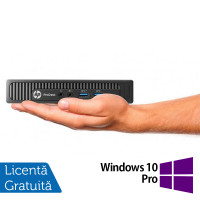 Calculator HP Prodesk 600 G2 Mini PC, Intel Core i5-6500T 2.50GHz, 4GB DDR4, 120GB SSD + Windows 10 Pro