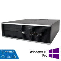 Calculator HP 8100 SFF, Intel Core i3-540 3.06GHz, 4GB DDR3, 320GB SATA, DVD-RW + Windows 10 Pro