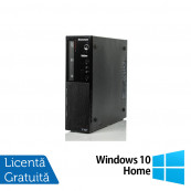 Calculator Lenovo Thinkcentre E73 SFF, Intel Core i5-4460S 2.90GHz, 8GB DDR3, 120GB SSD, DVD-RW + Windows 10 Home, Refurbished Calculatoare Refurbished