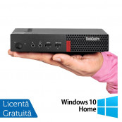PC Refurbished Lenovo M910q Mini PC, Intel Core i5-6500T 2.50GHz, 8GB DDR4, 256GB SSD + Windows 10 Home Calculatoare Refurbished