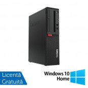 PC Refurbished Lenovo ThinkCentre M710S SFF, Intel Core i5-6500 3.20-3.60GHz, 8GB DDR4, 256GB SSD + Windows 10 Home Calculatoare Refurbished