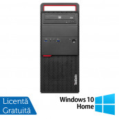 PC Refurbished LENOVO M800 Tower, Intel Core i3-6100 3.70GHz, 16GB DDR4, 480GB SSD, DVD-ROM + Windows 10 Home Calculatoare Refurbished
