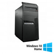 Calculatoare Refurbished - PC Refurbished Lenovo ThinkCentre M83 Tower, Intel Pentium G3260 3.30GHz, 4GB DDR3, 500GB HDD, DVD-RW + Windows 10 Home, Calculatoare Calculatoare Refurbished