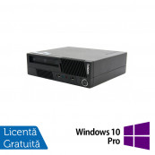 Calculator LENOVO Thinkcentre M91 USFF, Intel Core i5-2400 3.10GHz, 4GB DDR3, 500GB SATA + Windows 10 Pro, Refurbished Calculatoare Refurbished