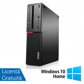 Calculator LENOVO M910s SFF, Intel Core i5-6500 3.20GHz, 4GB DDR4, 500GB SATA, DVD-RW + Windows 10 Home, Refurbished Calculatoare Refurbished