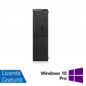 Calculator Refurbished LENOVO S510 SFF, Intel Core i3-6100 3.70GHz, 16GB DDR4, 240GB SSD, DVD-ROM + Windows 10 Pro Calculatoare Refurbished