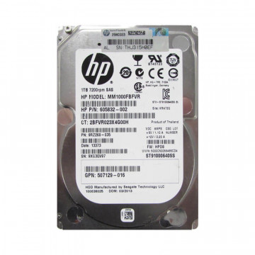 Hard Disk Server HP 1TB SAS 2.5 inch, 7200 RPM, 6GB/s, Second Hand Componente Server