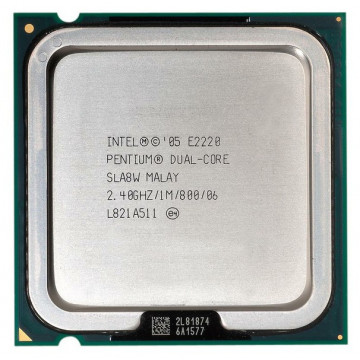 Procesor Intel Pentium Dual Core E2220 2.40GHz, 1MB Cache, Socket LGA775, Second Hand Componente Calculator