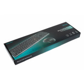 Periferice - Kit Tastatura + Mouse SPACER SPDS-S6201, Qwerty, USB, 1000 - 2000 dpi, Negru, Componente & Accesorii Periferice