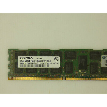 Memorie Server HP 8GB PC3-10600R DDR3-1333 REG ECC, 500205-171, Second Hand Componente Server