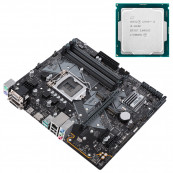 Placa de baza + Procesor - Placa de Baza Asus PRIME B360M-A, Socket 1151 + Procesor Intel Core i5-8400 2.80 - 4.00GHz + Cooler si Shield + SSD 240GB NVMe, Calculatoare Componente PC Second Hand Placa de baza + Procesor