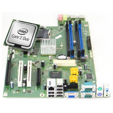 Placa de baza pentru Fujitsu Esprimo E7936, model D3028 A10 GS3, Socket 775, Fara shield + Procesor Intel Core2 Duo E8400 3.00GHz, Second Hand Componente Calculator