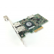 Placa de Retea Dell G218C Broadcom 5709 PCI-E Dual-Port, Second Hand Componente PC Second Hand