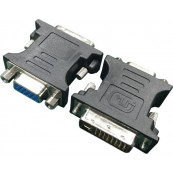 Componente PC Second Hand - Adaptor DVI 29p tata - VGA HD15 mama, Calculatoare Componente PC Second Hand