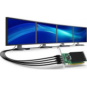 Placi Video - Placa video Matrox C420, 2GB GDDR5, 4x Mini Display Port, High Profile, Calculatoare Componente PC Second Hand Placi Video