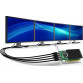 Placa video Matrox C420, 2GB GDDR5, 4x Mini Display Port, High Profile, Second Hand Componente PC Second Hand 2