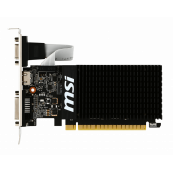 Componente PC Second Hand - Placa video MSI GeForce GT 710, 1GB DDR3, HDMI/DVI/VGA, High Profile, Calculatoare Componente PC Second Hand