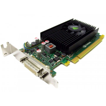 Placa video Nvidia Quadro NVS 315, 1GB DDR3, 64-bit, Low Profile + Cablu DMS-59 cu doua iesiri VGA, Second Hand Componente Calculator