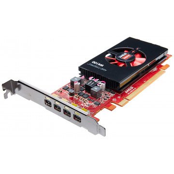 Placa video Dell AMD FirePro W4100, 2GB GDDR5, 4x Mini Display Port, High Profile, Second Hand Componente PC Second Hand 1