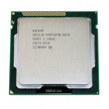 Procesor Intel Pentium G870 3.10GHz, 3MB Cache, Socket LGA 1155, Second Hand Componente Calculator