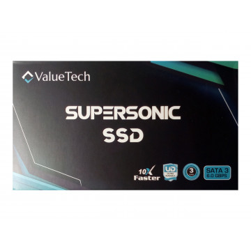 Solid State Drive (SSD) ValueTech SUPERSONIC480, 2.5", 480GB, SATA 494/460MB/s Componente Laptop