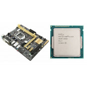 Placa de baza Asus H81M-C, Socket 1150, mATX, Shield, Cooler + Procesor Intel Core i3-4130 3.40GHz, 3 MB Cache, Second Hand Componente PC Second Hand