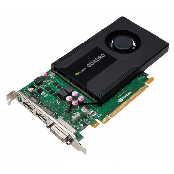 Placa video nVidia Quadro K2000, 2GB GDDR5 128-Bit, 2 x DisplayPort, DVI Componente Calculator