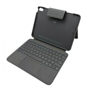 Husa Noua Logitech Folio Touch, pentru iPad 11, US, Oxford Grey Diverse 1