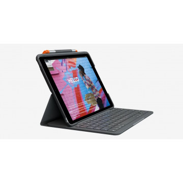 Husa Noua Logitech SLIM FOLIO pentru iPAD gen 5 si 6, US, Neagra Diverse 1