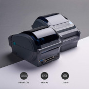 Imprimante Termice - Imprimanta Termica Second Hand Zebra GX420D, 125mm pe secunda, USB, Paralel, Serial, Cutter, POS Echipamente POS Imprimante Termice