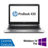 Laptop Refurbished HP ProBook 430 G3, Intel Core i5-6200U 2.30GHz , 8GB DDR4, 256GB SSD, 13.3 Inch, Webcam + Windows 10 Pro