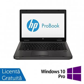 Laptop HP ProBook 6470B, Intel Core i5-3340M 2.70GHz, 4GB DDR3, 320GB SATA, DVD-RW, 14 Inch + Windows 10 Pro, Refurbished Intel Core i5
