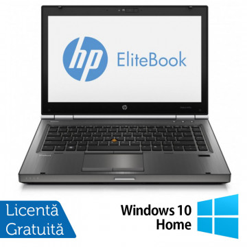 Laptop HP EliteBook 8470p, Intel Core i5-3210M 2.50GHz, 4GB DDR3, 320GB SATA, DVD-RW, 14 inch + Windows 10 Home, Refurbished Laptopuri Second Hand