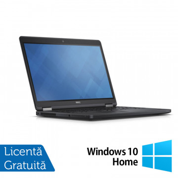 Laptop DELL Latitude E5250, Intel Core i5-5300U 2.30GHz, 16GB DDR3, 500GB SATA, 13 Inch + Windows 10 Home, Refurbished Laptopuri Refurbished