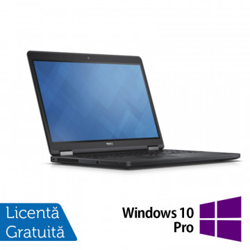 Laptop DELL Latitude E5250, Intel Core i5-5300U 2.30GHz, 8GB DDR3, 120GB SSD, 12.5 Inch, Webcam + Windows 10 Pro, Refurbished Laptopuri Refurbished
