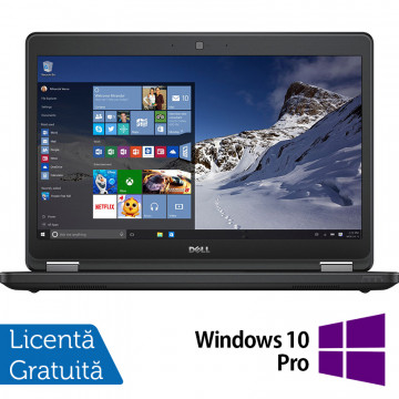 Laptop DELL Latitude E5470, Intel Core i5-6300U 2.40GHz, 8GB DDR4, 320GB SATA, 14 Inch + Windows 10 Pro, Refurbished Laptopuri Refurbished