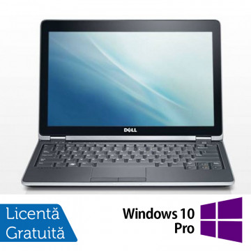 Laptop Dell Latitude E6220, Intel Core i3-2330M 2.20GHz, 4GB DDR3, 120GB SSD, 12.5 Inch, Webcam + Windows 10 Pro, Refurbished Laptopuri Refurbished