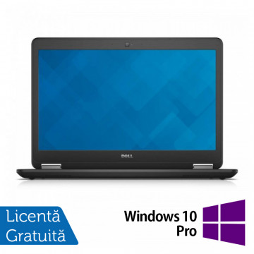 Laptop Dell Latitude E7450, Intel Core i7-5600U 2.60GHz, 8GB DDR3, 240GB SSD, 14 Inch Full HD LED, Webcam + Windows 10 Pro, Refurbished Laptopuri Refurbished