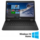 Laptop Refurbished DELL Latitude E7470, Intel Core i5-6300U 2.40GHz, 8GB DDR4, 256GB SSD, 14 Inch HD + Windows 10 Home Laptopuri Refurbished