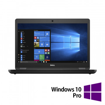 Laptop Refurbished DELL Latitude 5480, Intel Core i5-6200U 2.30 - 2.80GHz, 8GB DDR4, 256GB SSD, 14 Inch HD, Webcam + WIndows 10 Pro Laptopuri Refurbished 1