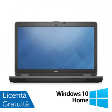 Laptop DELL Latitude E6540, Intel Core i5-4300M 2.60GHz, 4GB DDR3, 500GB SATA, DVD-RW, 15.6 Inch Full HD, Webcam, Tastatura Numerica + Windows 10 Home, Refurbished Laptopuri Refurbished