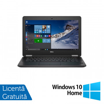 Laptop DELL Latitude E7270, Intel Core i5-6300U 2.30GHz, 8GB DDR4, 120GB SSD, 12 Inch + Windows 10 Home, Laptopuri Refurbished