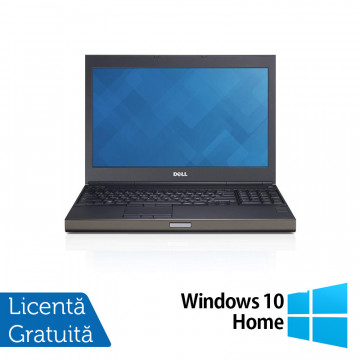 Laptop Dell Precision M4800, Intel Core i7-4810MQ 2.80GHz, 8GB DDR3, 240GB SSD, Tastatura Numerica, 15.6 Inch + Windows 10 Home, Refurbished Laptopuri Refurbished