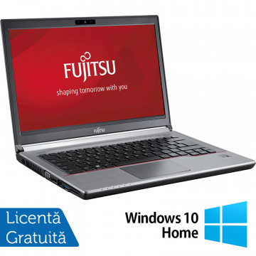 Laptop FUJITSU SIEMENS E734, Intel Core i3-4000M 2.40GHz, 8GB DDR3, 120GB SSD, 13.3 inch + Windows 10 Home, Refurbished Laptopuri Refurbished