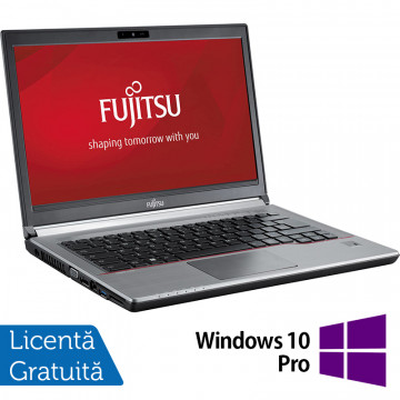 Laptop FUJITSU SIEMENS E734, Intel Core i3-4000M 2.40GHz, 8GB DDR3, 120GB SSD, 13.3 inch + Windows 10 Pro, Refurbished Laptopuri Refurbished