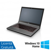 Laptop Refurbished Fujitsu Lifebook E744, Intel Core i5-4200M 2.50GHz, 4GB DDR3, 120GB SSD, DVD-RW, Fara Webcam, 14 Inch + Windows 10 Home