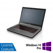 Laptop Refurbished Fujitsu Lifebook E744, Intel Core i5-4200M 2.50GHz, 8GB DDR3, 120GB SSD, DVD-RW, 14 Inch, Cadou Webcam + Windows 10 Pro Laptopuri Refurbished