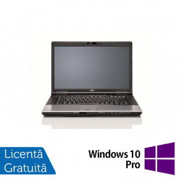 Laptop FUJITSU SIEMENS E752, Intel Core i5-3210M 2.50GHz, 8GB DDR3, 500GB SATA, DVD-RW + Windows 10 Pro, Refurbished Laptopuri Refurbished